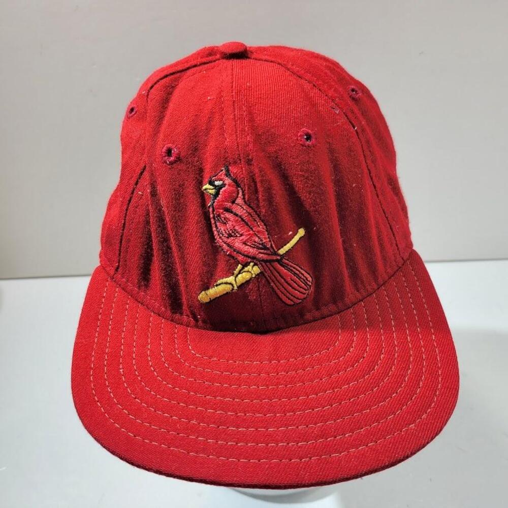Vintage St. Louis Cardinals Hat Cap Snap Back Red MLB Baseball New Era Mens 90s